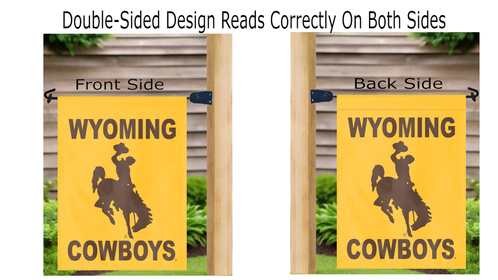 University of Wyoming Cowboys Double Sided Garden Flag