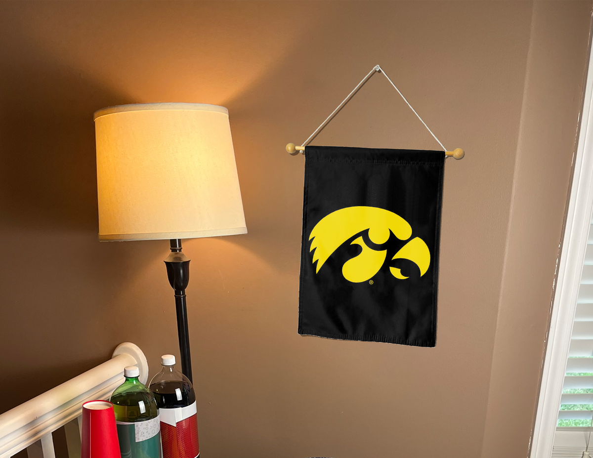 Iowa Hawkeyes Double-Sided Garden Flag
