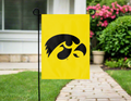 Double-Sided Iowa Hawkeyes Gold Garden Flag