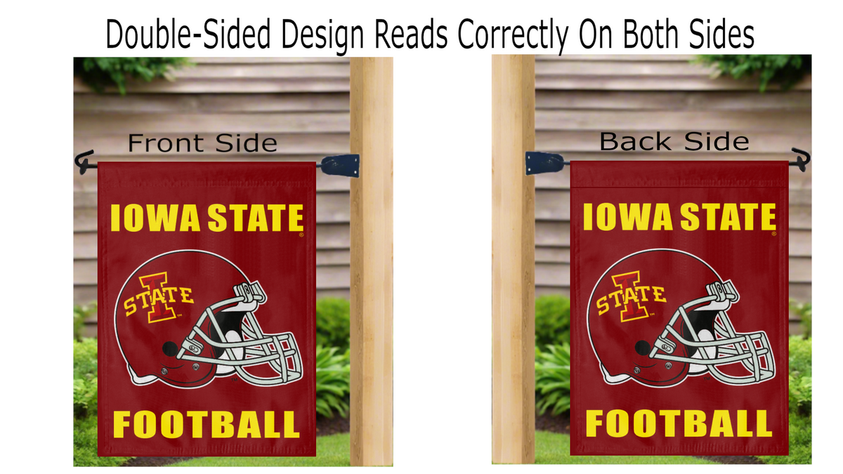 Iowa State ISU Football Double Sided Garden Flag