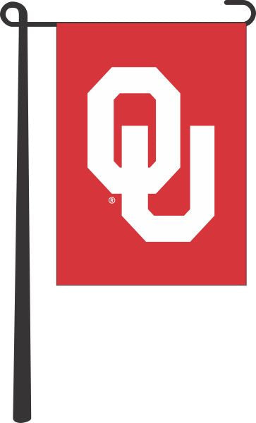13x18 University of Oklahoma Double Sided Garden Flag