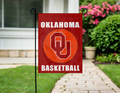 13x18 University of Oklahoma Basketball Double Sided Garden Flag