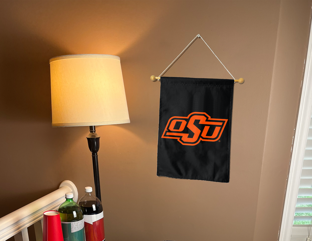 13x18 Oklahoma State Double Sided Garden Flag with OSU Logo