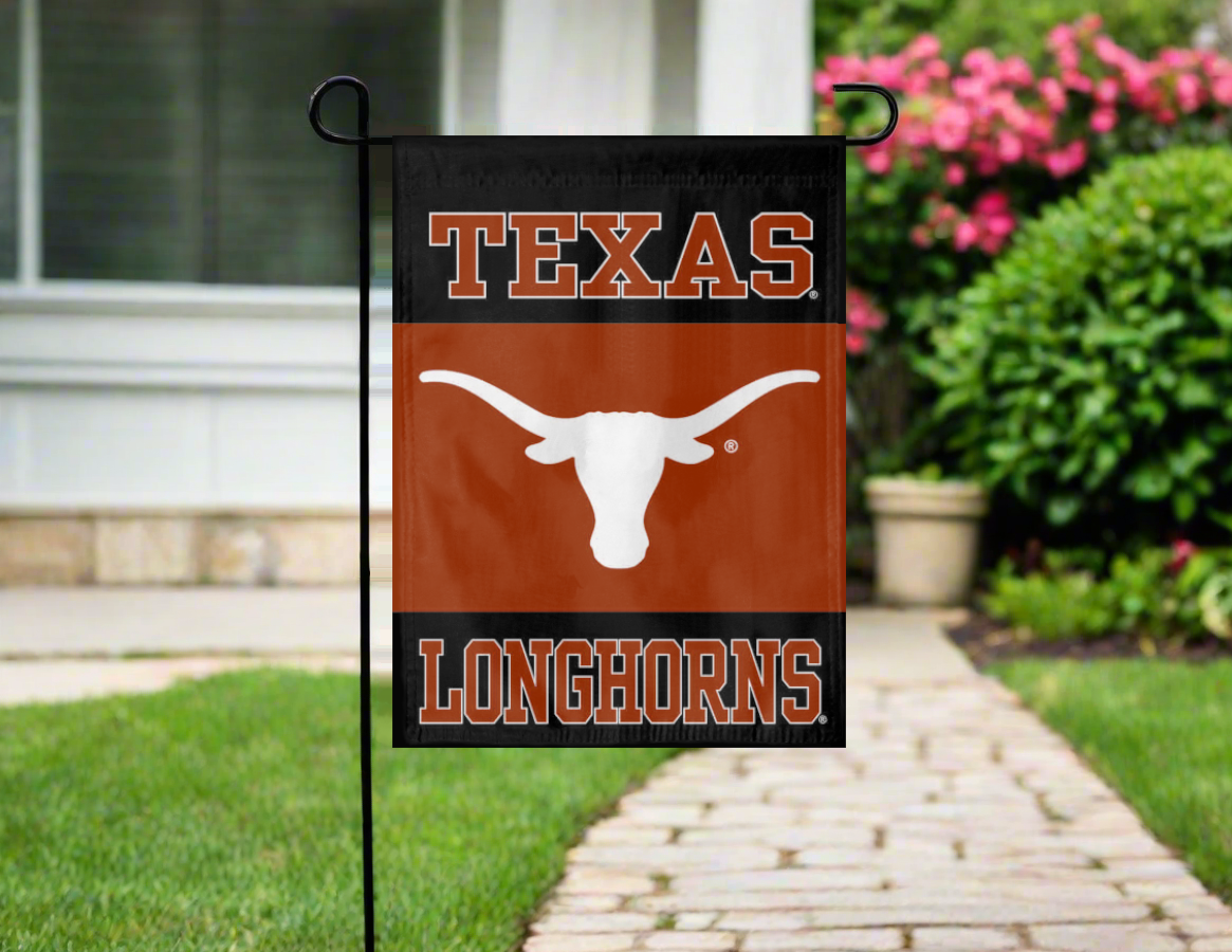 13x18 University of Texas Double Sided Garden Flag