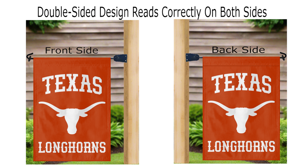 University of Texas Longhorns Double Sided Garden Flag