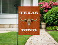 13x18 Texas Longhorns Double Sided Garden Flag with Bevo Mascot Logo