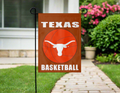 13x18 Texas Longhorns Basketball Double Sided Garden Flag