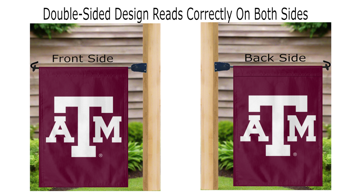13x18 Texas A&M Double Sided Garden Flag