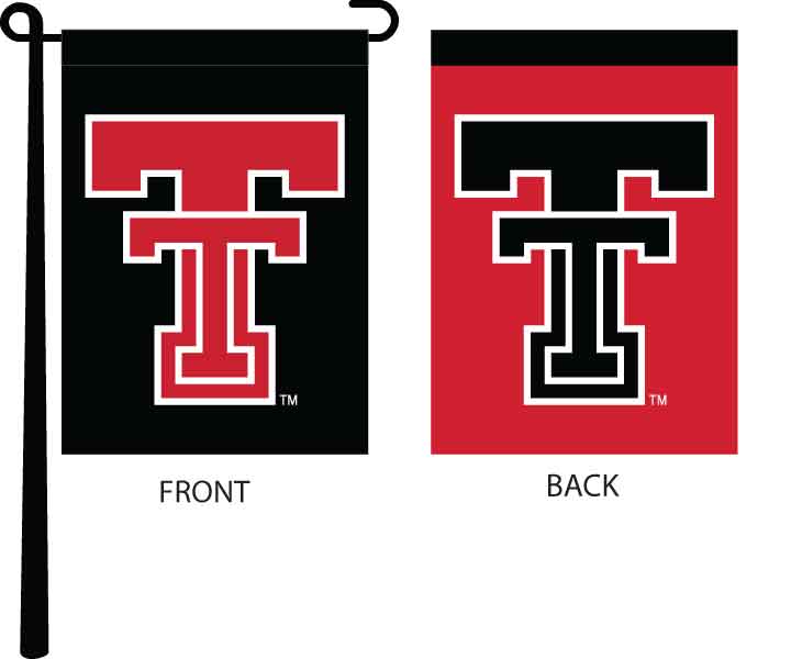 Texas Tech University - Double Sided Red Raiders Garden Flag