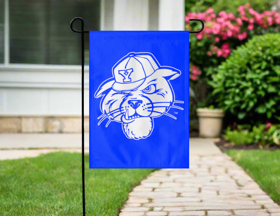 BYU - Vintage Cougar Double Sided Garden Flag