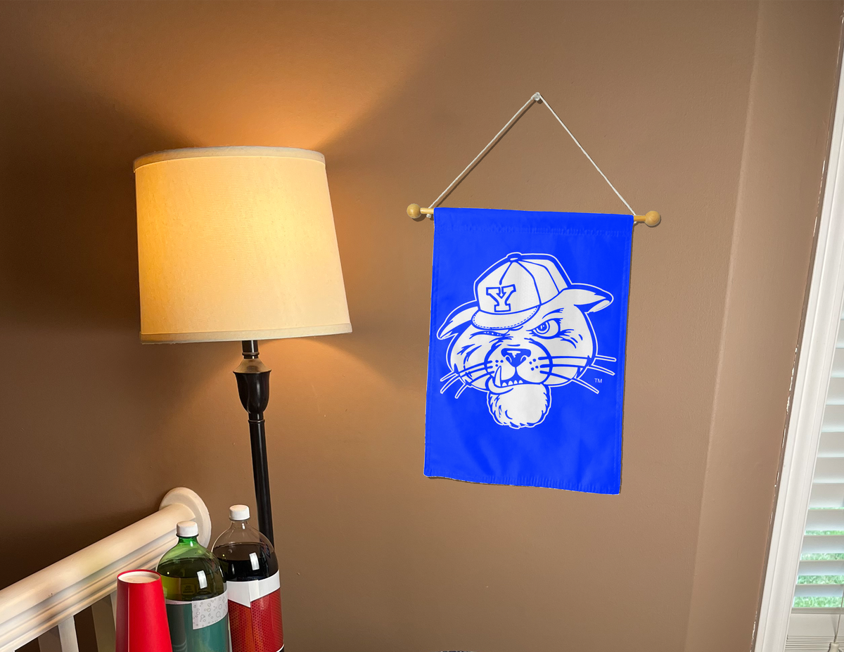 BYU - Vintage Cougar Double Sided Garden Flag