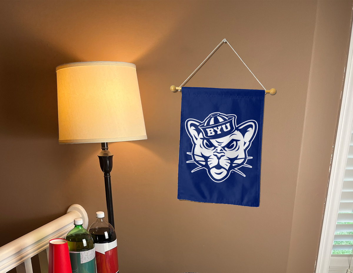 BYU - Sailor Cougar Double Sided Garden Flag