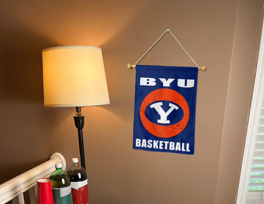 BYU Basketball Double Sided Garden Flag