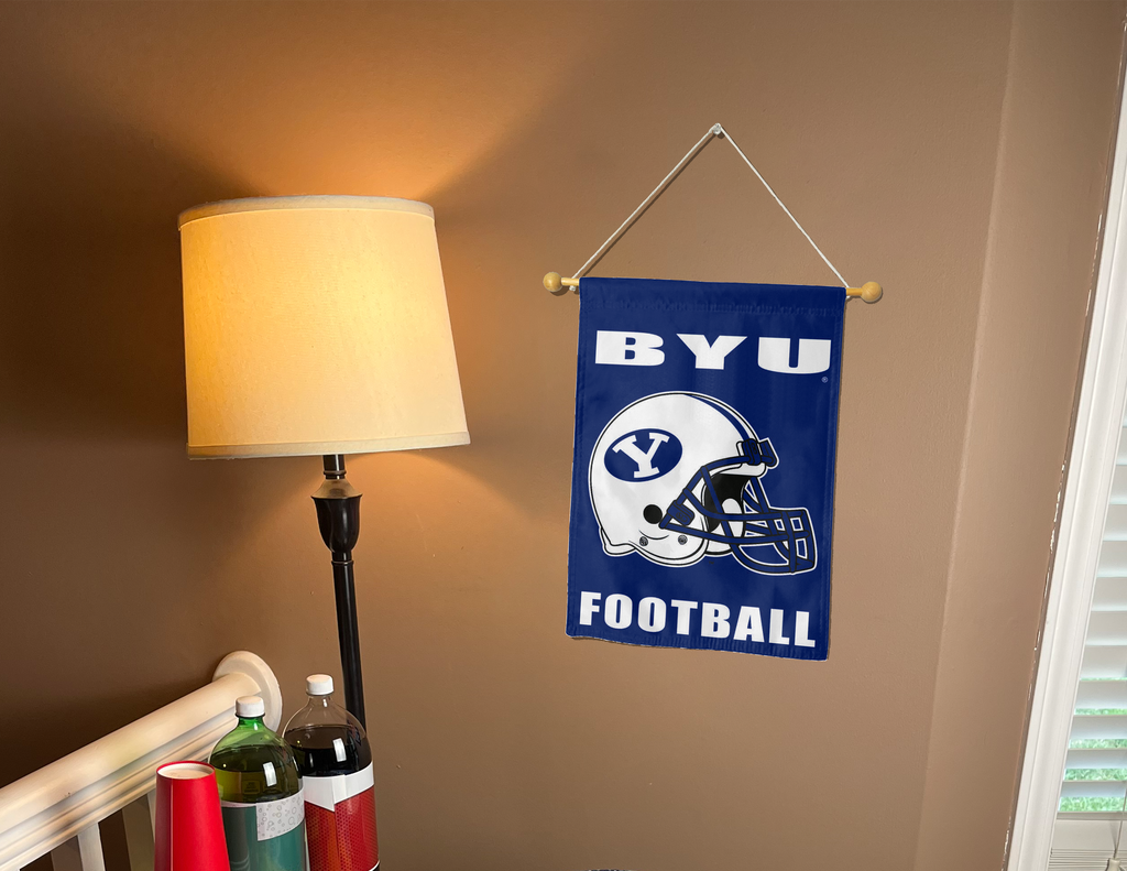 BYU Cougars Football Double Sided Garden Flag