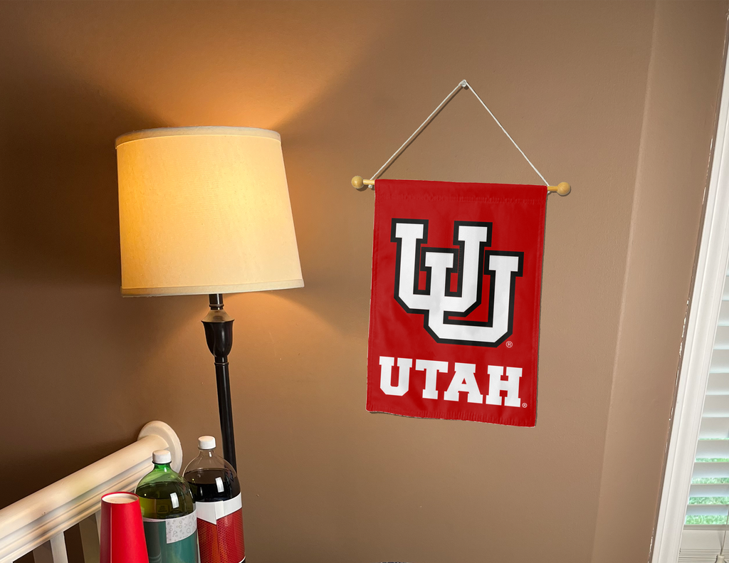 Utah Utes Double Sided Garden Flag