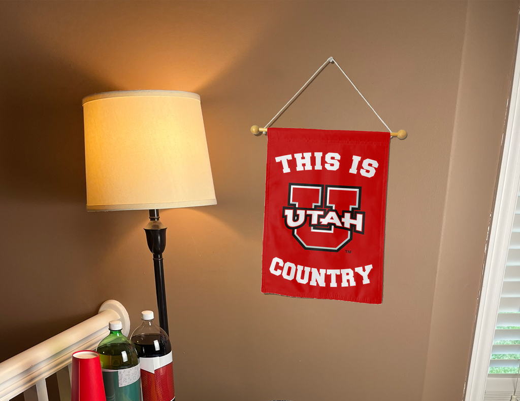 Utah Utes Country Double Sided Garden Flag