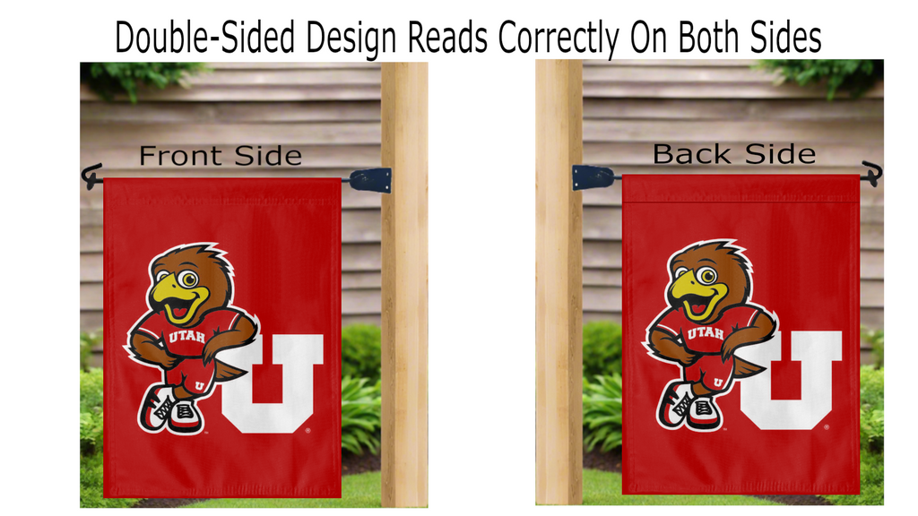 University of Utah - Swoop Double Sided Garden Flag