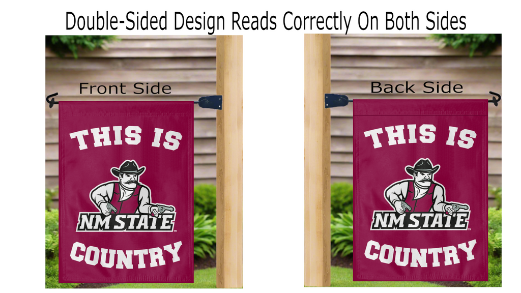 New Mexico State Aggies Country Double Sided Garden Flag