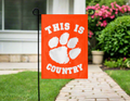 Clemson Tigers Country Double Sided Garden Flag