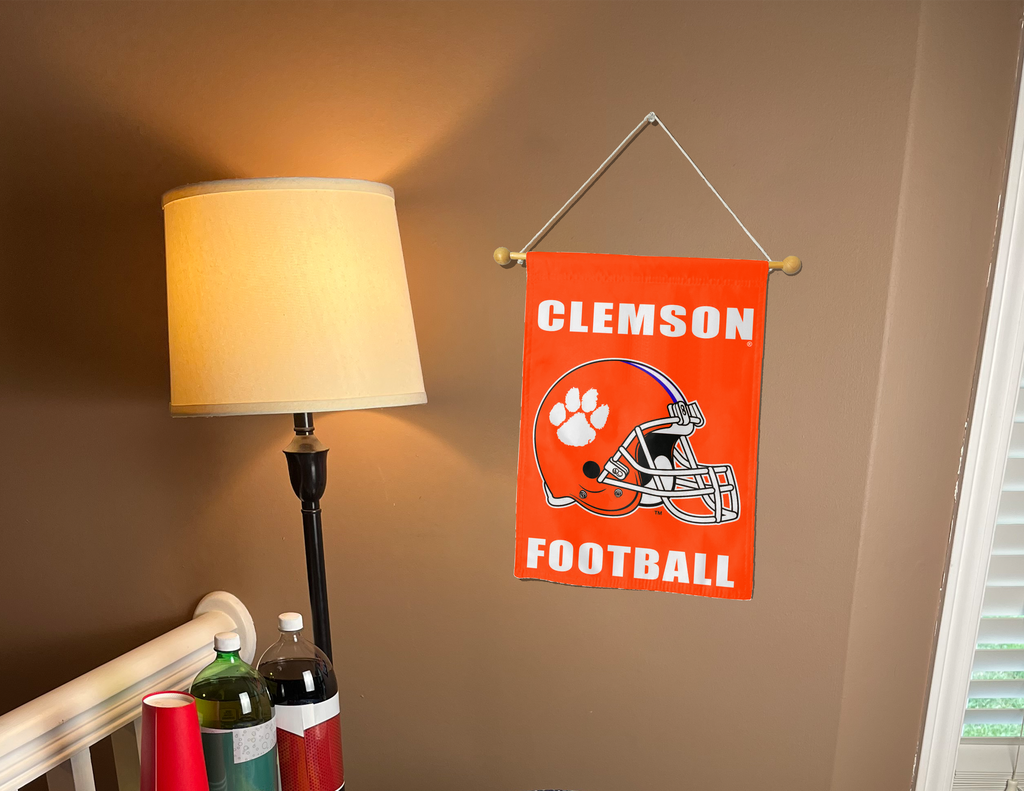 Clemson Football Double Sided Garden Flag