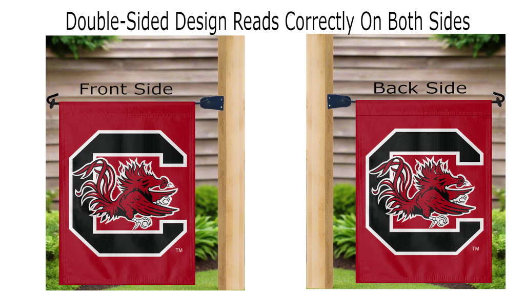 University of South Carolina - Gamecocks Double Sided Garden Flag