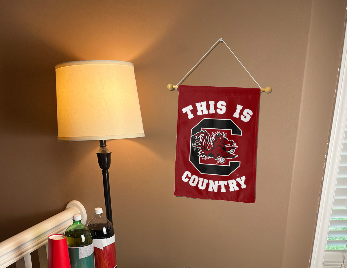 South Carolina Gamecocks Country Double Sided Garden Flag