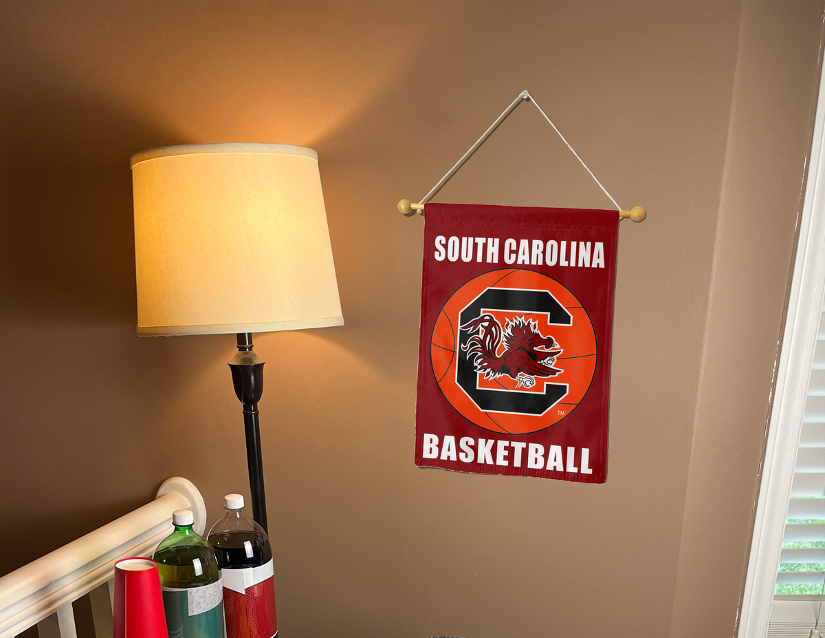 University of South Carolina - Basketball Double Sided Garden Flag
