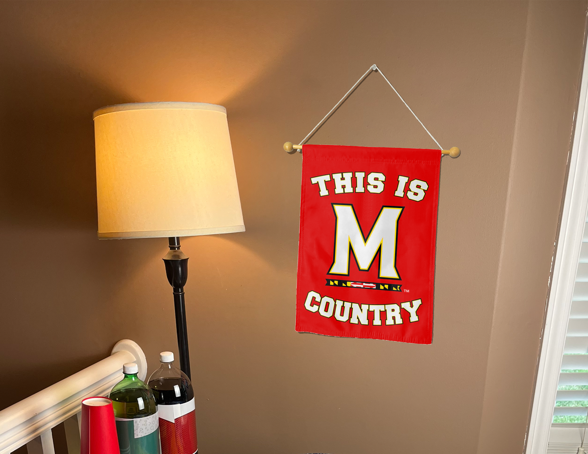 Maryland Terrapins Country Double Sided Garden Flag