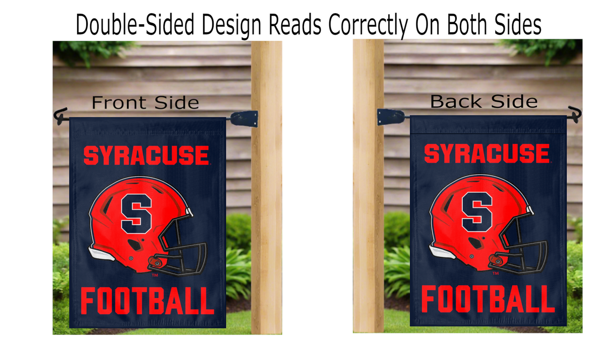 Syracuse University - Football Double Sided Garden Flag