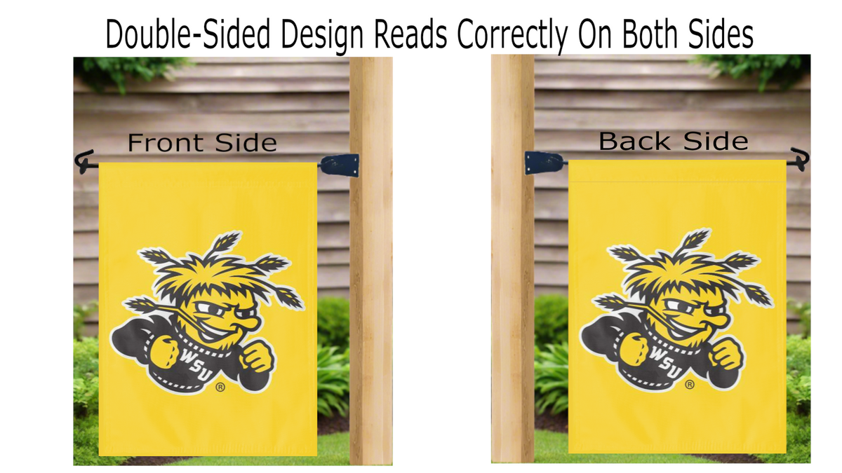 Wichita State University - Shockers Double Sided Garden Flag