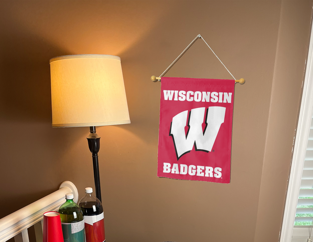 University of Wisconsin - Badgers Double Sided Garden Flag