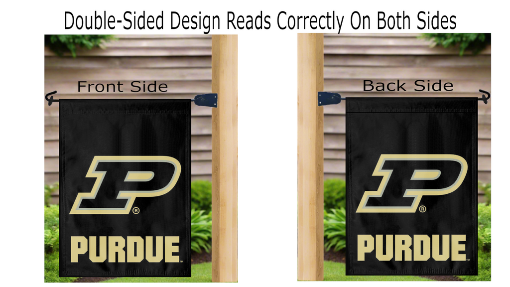 Purdue University Double Sided Garden Flag