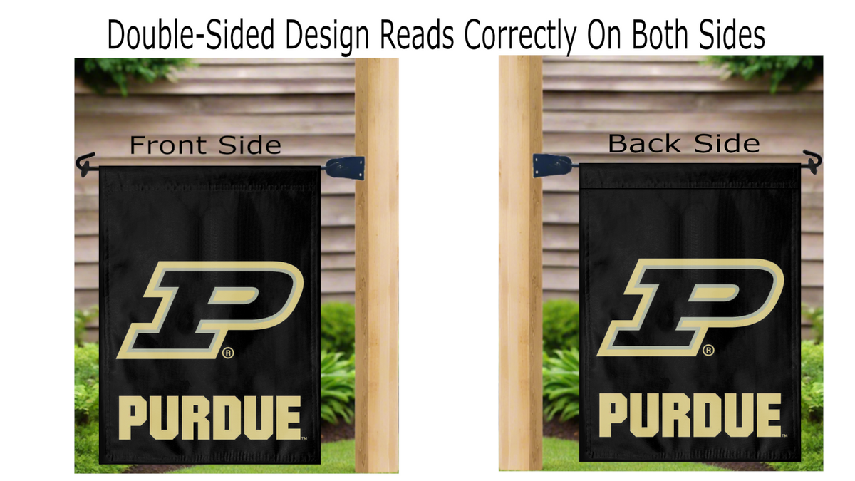 Purdue University Double Sided Garden Flag