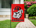 13x18 University of Georgia Bulldogs Double Sided Garden Flag