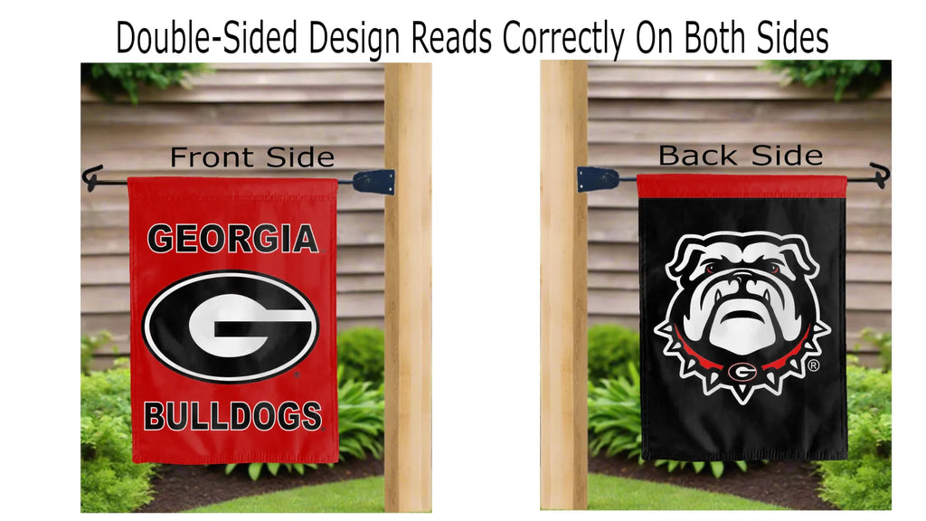University of Georgia 13x18 Double Sided Garden Flag