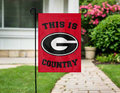 Georgia Bulldogs Country Double Sided Garden Flag