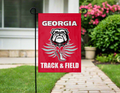 13x18 University of Georgia Track & Field Double Sided Garden Flag