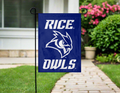 Rice University - Rice Sammy The Owl Double Sided Garden Flag
