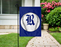 13x18 Rice Baseball Double Sided Garden Flag