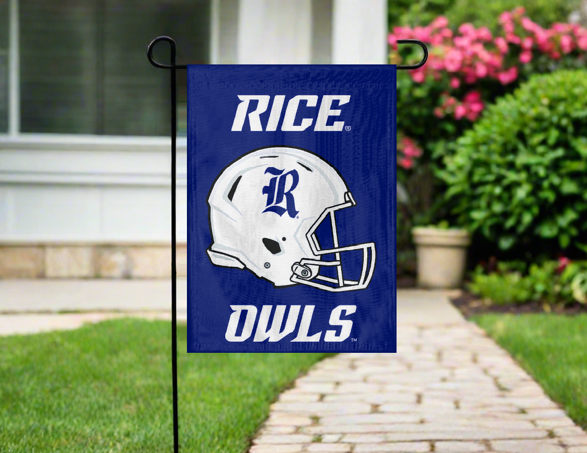13x18 Rice Football Double Sided Garden Flag