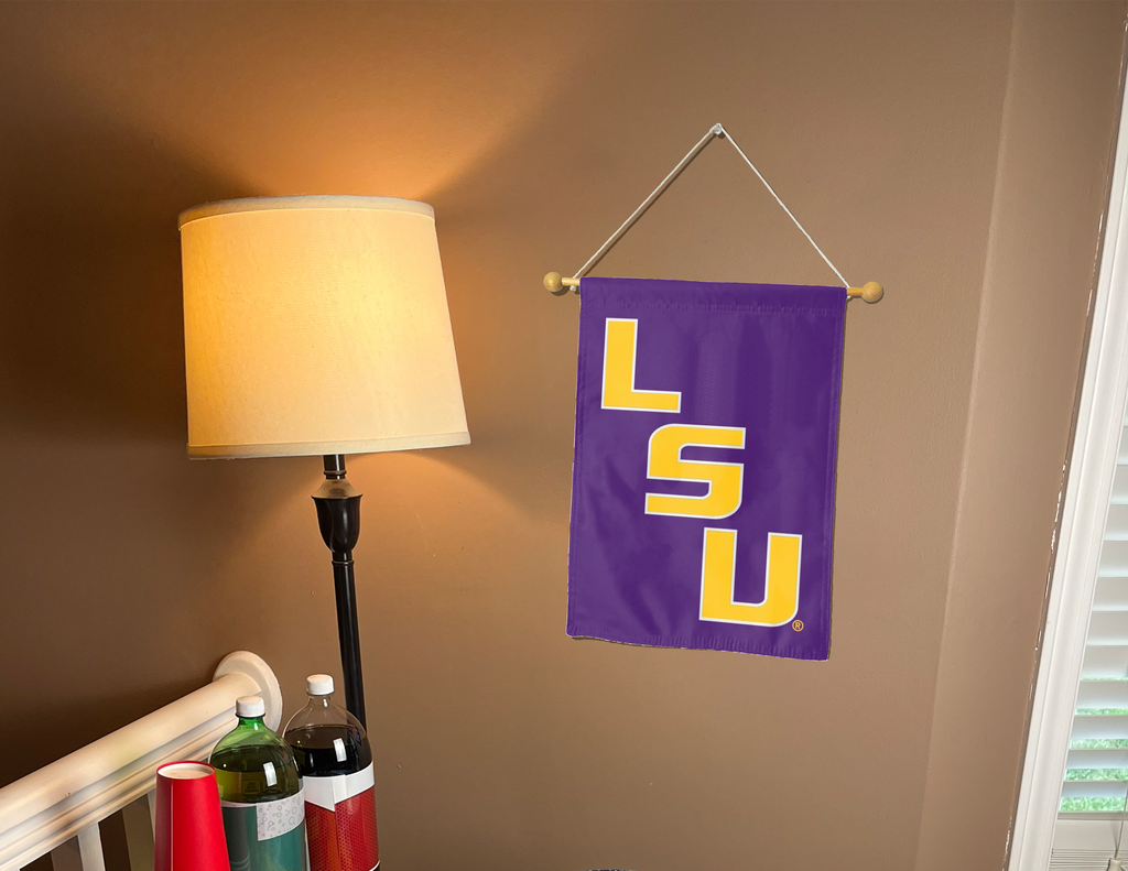 LSU - Tigers Purple Double Sided Garden Flag