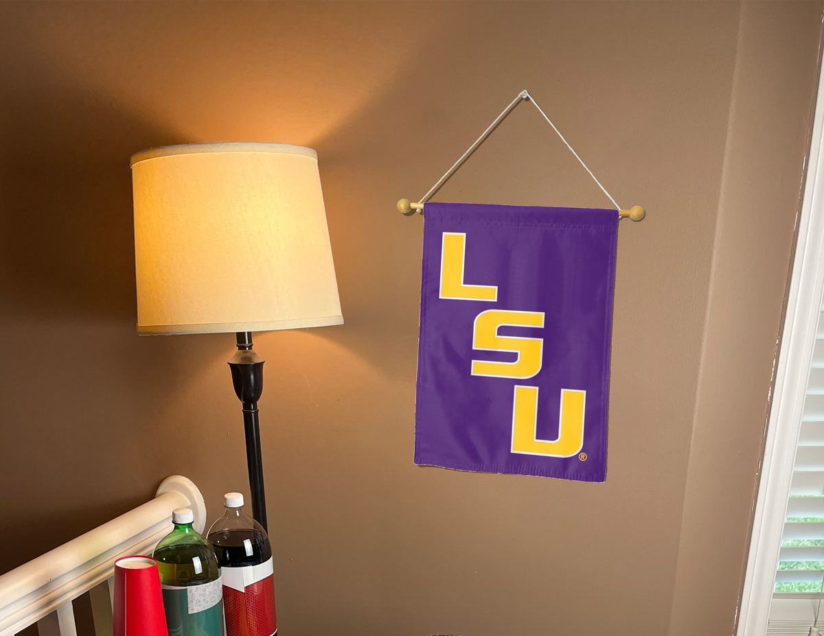 LSU - Tigers Purple Double Sided Garden Flag