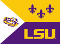 LSU - Acadian Flag of Louisiana Double Sided Garden Flag