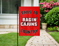 Louisiana Lafayette Ragin Cajuns Country Double Sided Garden Flag