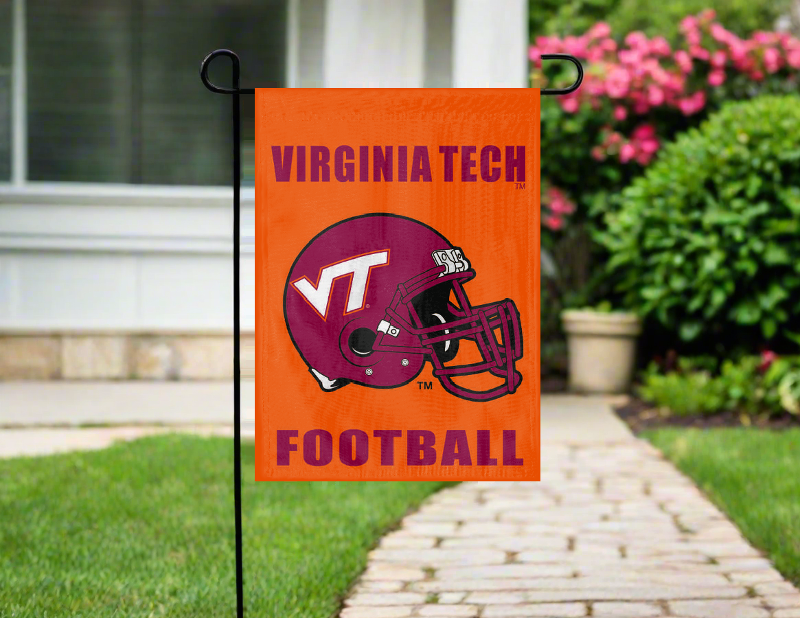Virginia Tech - Hokies Football Double Sided Garden Flag
