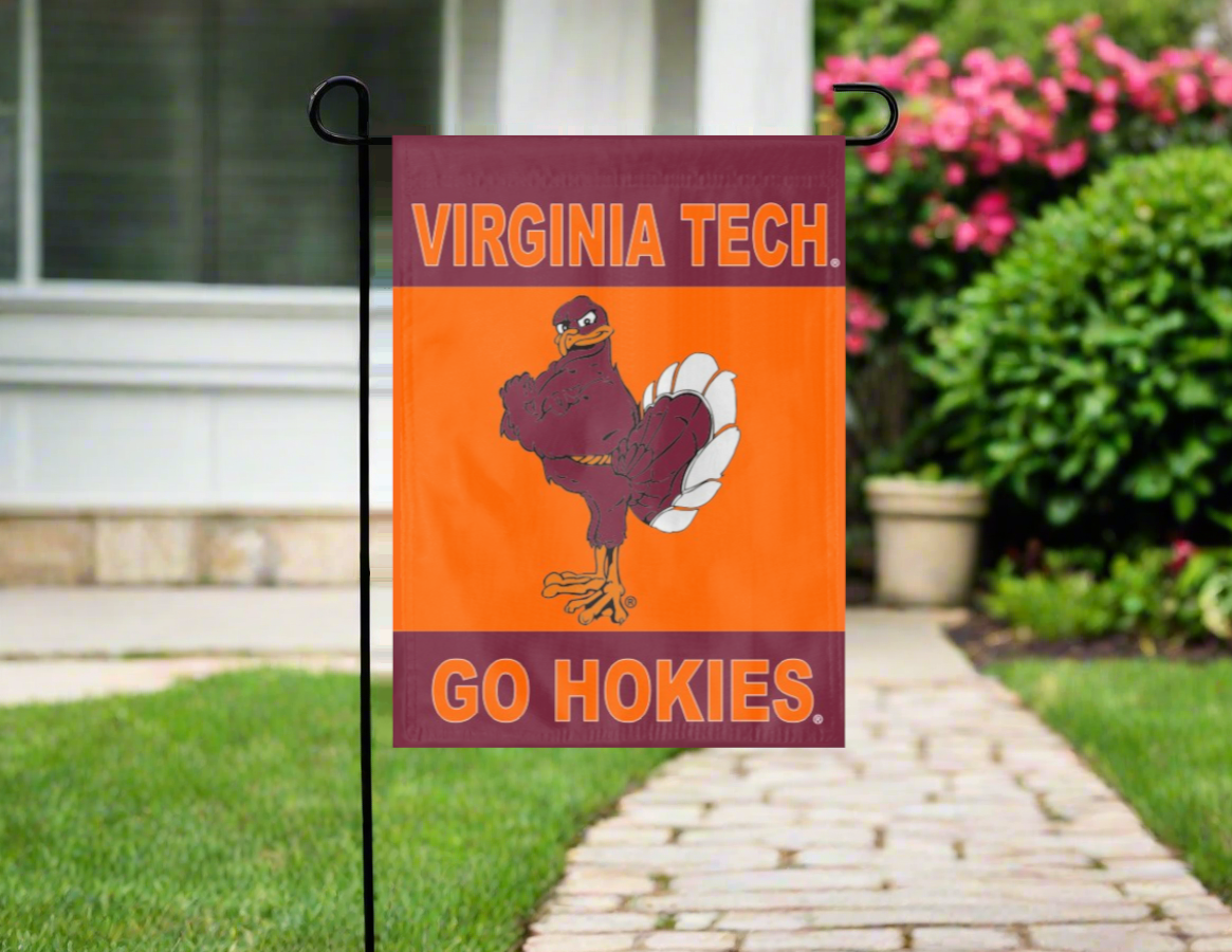 Virginia Tech Hokies Double Sided Garden Flag