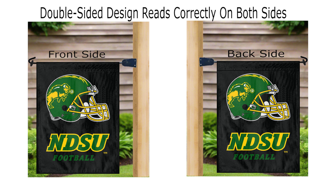 North Dakota State - Football Double Sided Garden Flag