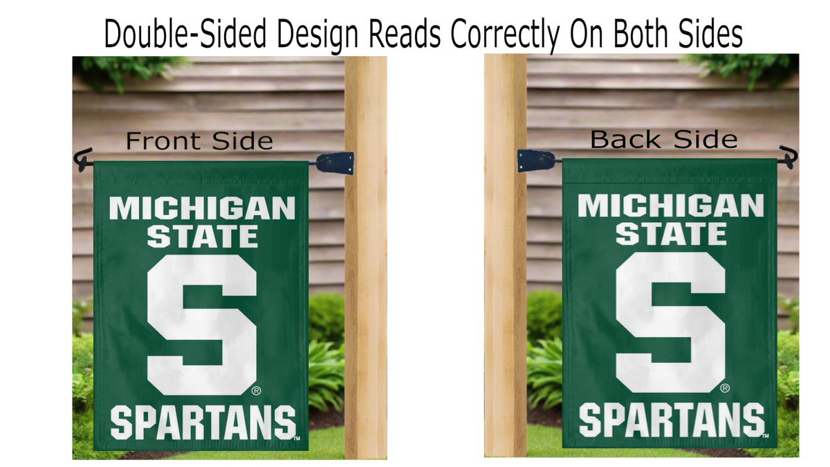 Michigan State University Double Sided Garden Flag