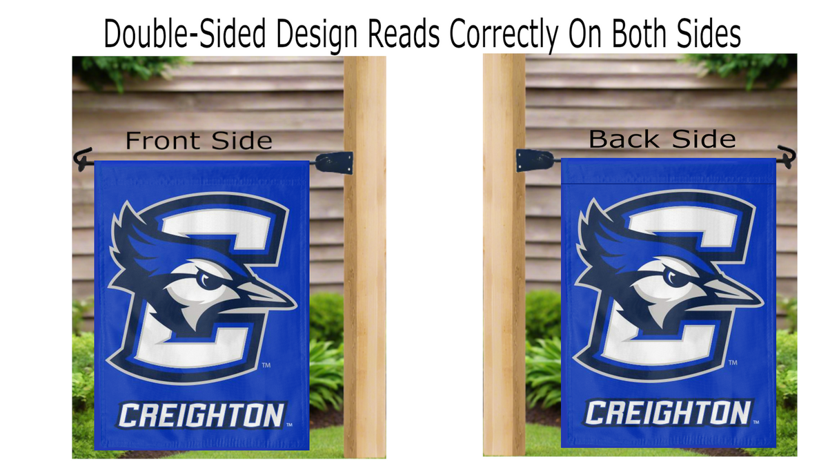 Creighton University - Bluejays Double Sided Garden Flag