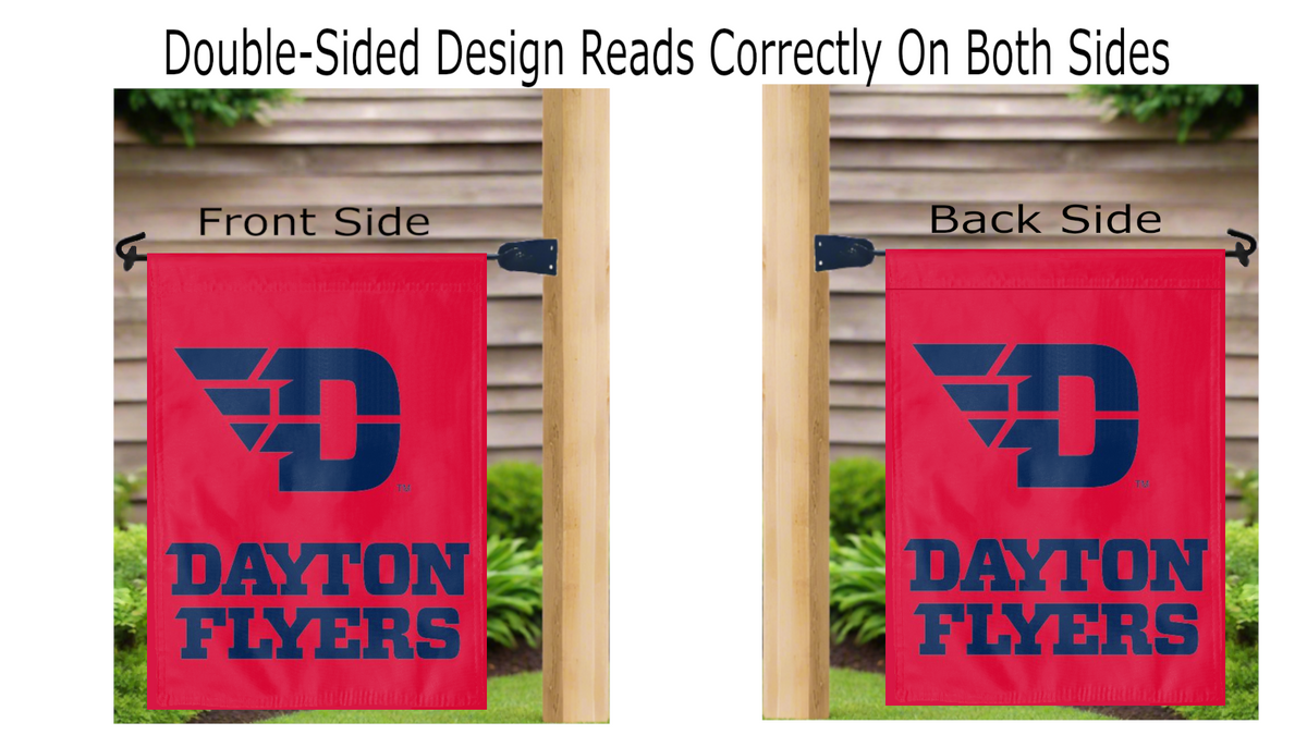 University of Dayton - Flyers Red Double Sided Garden Flag